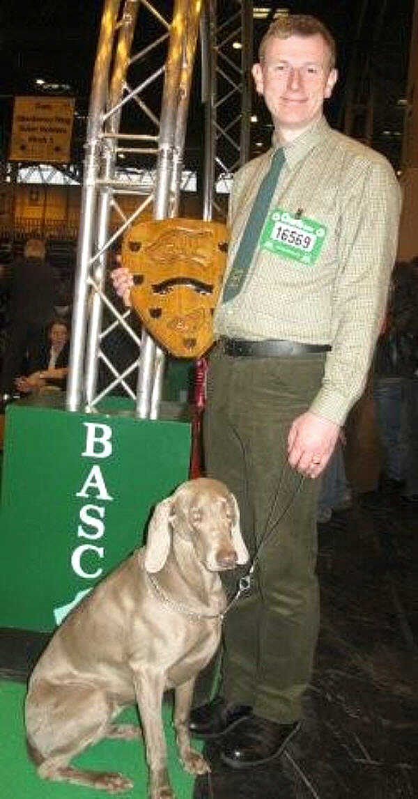 Anthony  & Arwen at Crufts 2009